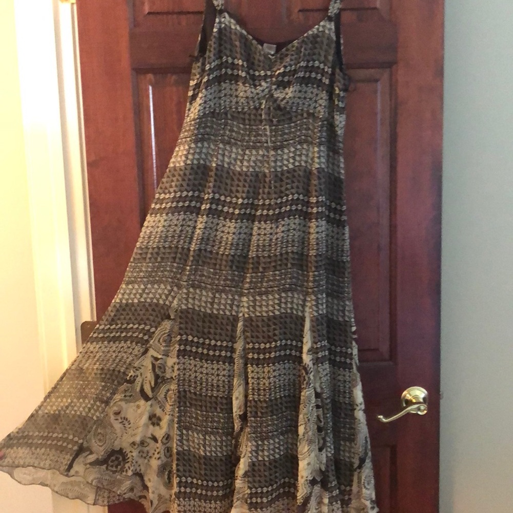 Summer silk dress